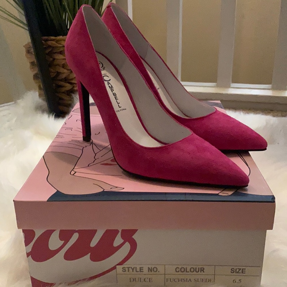 Jeffrey Campbell Dulce Fuschia Pumps